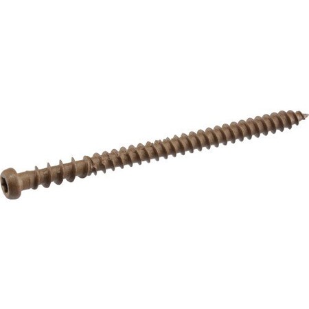 Hillman Deck Screw, #10 x 2-1/2 in, Steel, Trim Head, Torx Drive 48446